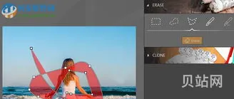 Wondershare Fotophire去掉图片不需要部分的方法